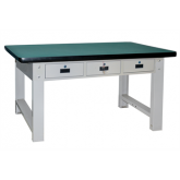 重型工作臺帶三橫抽(臺面厚50mm)，2100×750×800
