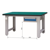 重型工作臺(tái)帶單抽(40mm復(fù)合臺(tái)面)，E-XTG1575+XB10-1TG(G)